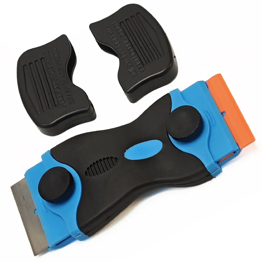 Profesyonel Çift Taraflı Metal ve Plastik Kazıma Spatulası 12 cm