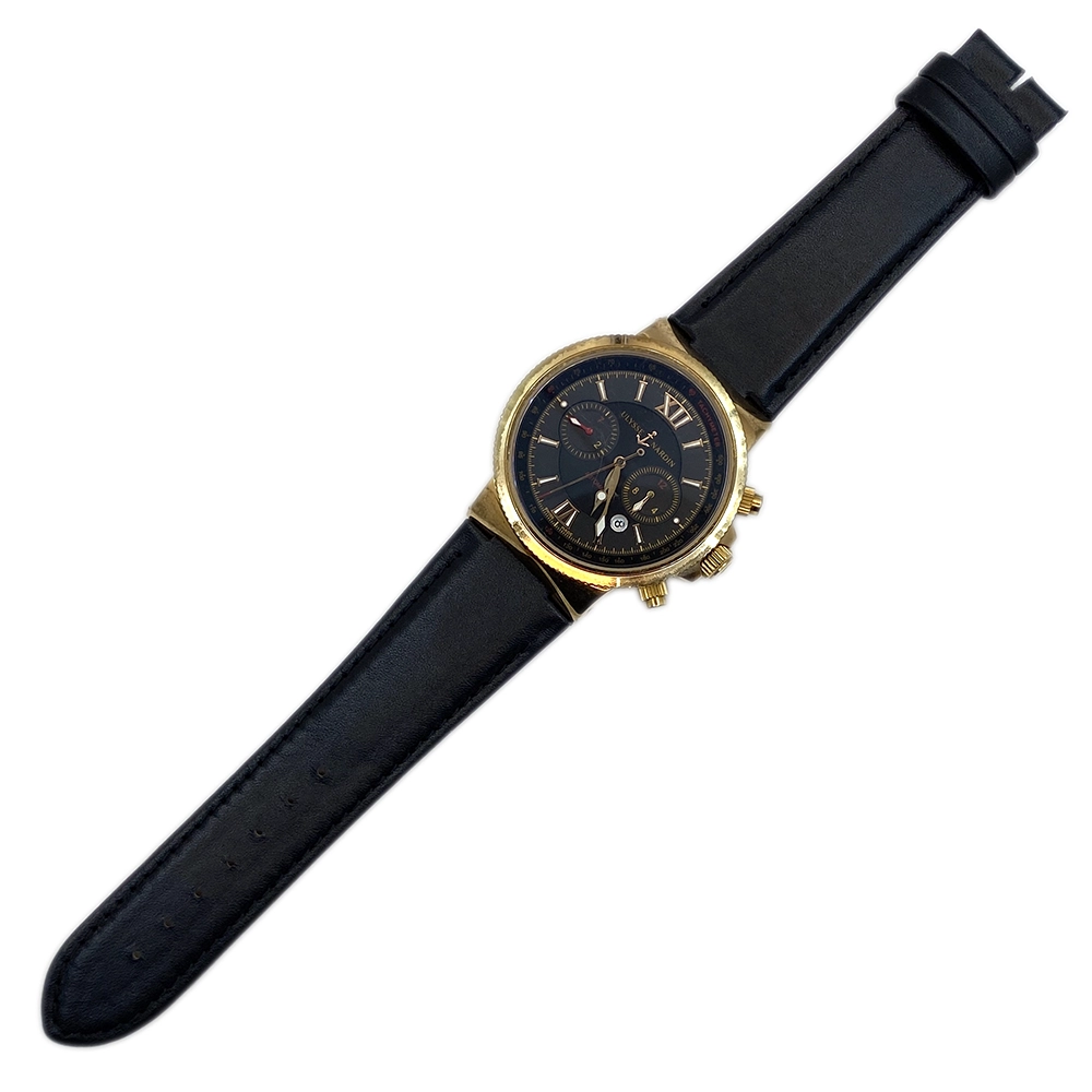 Ulyyse Nardin - 6900S Hakiki Deri Saat Kayışı | Özel El Yapımı Üretim