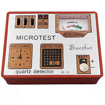 Microtest Quartz Detector - Quartz Kol Saati Test Cihazý - 4'ü 1 Arada Saat Test Cihazý