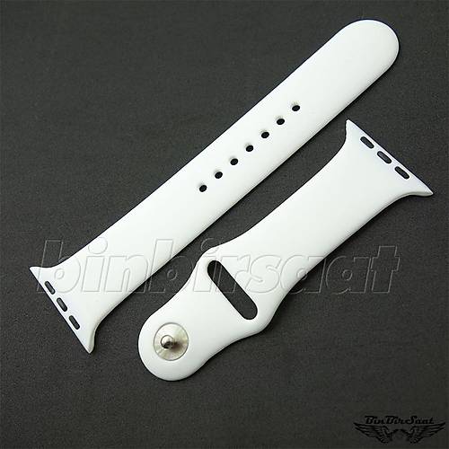 Apple Watch Uyumlu Silikon Saat Kordonu 42-44-45mm/L