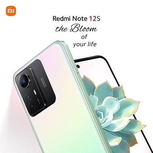 Xiaomi Redmi Note 12S 256 GB 8+8 GB Ram Yeşil (İthalatçı Garantili)