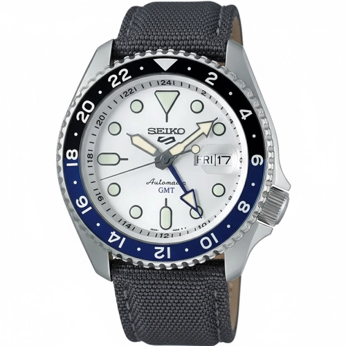 22mm Dokuma �rg� Tekstil Saat Kordonu - Hakiki Deri Arka K�s�m, 5 Renk Se�enek