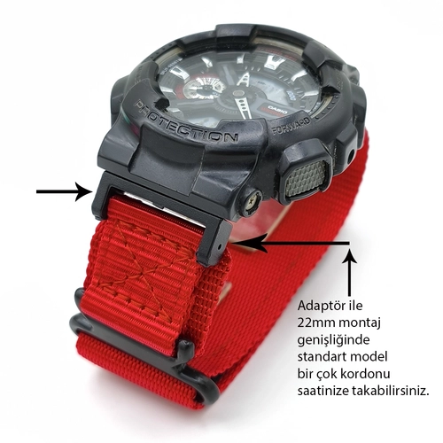 Casio G-Shock GA-100 Kordon Montaj Adapt�r� 16x22mm