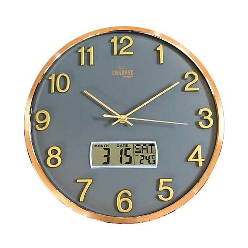 Enarose 3D Kabartma Rakaml Duvar Saati A5511251-1