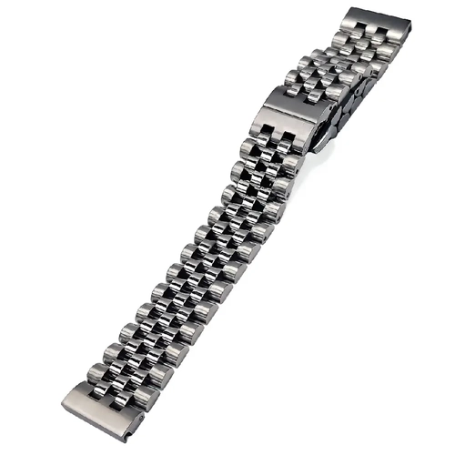 20mm Universal Jubilee Model Solid �elik Saat Kordonu �ift Ba�l�k
