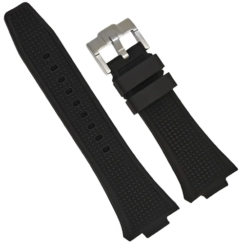 Tissot PRX Uyumlu Siyah Silikon Saat Kordonu T852.049.050