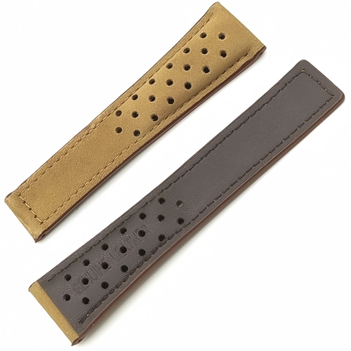 Hakiki Nubuk Deri Tag Heuer Uyumlu Saat Kay��� 22x18mm Taba