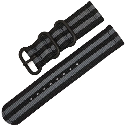 Chronexis 22mm Ak�ll� Pimli Perlon Tactical Sport Saat Kordonu - 10 Renk