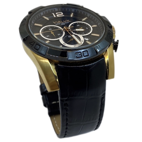 Vialux - VX580L Hakiki Deri Saat Kay��� | �zel El Yap�m� �retim