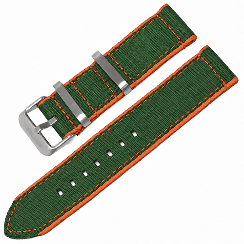 Moztork 20 mm Perlon Dokuma �elik Tokal� Saat Kordonu