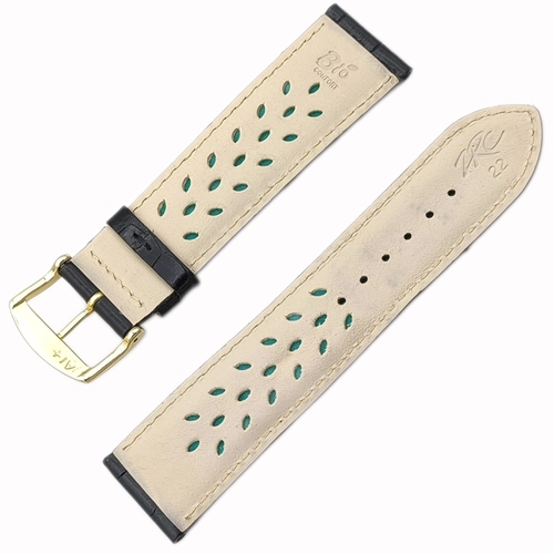 ZRC Croco Grain Bioconfort Saat Kay��� � 22mm � Hakiki Deri