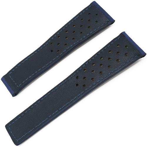 Tag Heuer Uyumlu Hakiki Nubuk Deri Saat Kay��� 24x20mm Klipsli modeller i�in