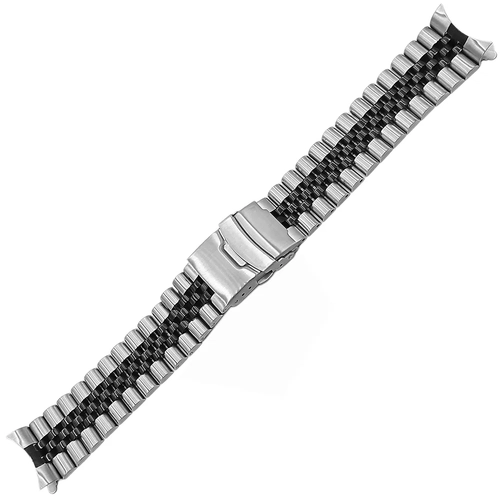Jubilee Model Solid Dolgu elik Saat Kordonu 22mm A Kalite ift Renk