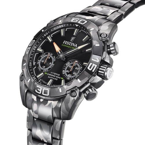 FESTINA F20545/1 CONNECTED BLACK CAMOUFLAGE ERKEK KOL SAAT