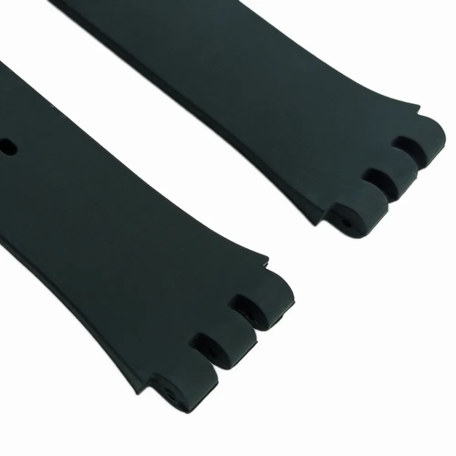 Swatch Uyumlu 19 mm Soft Touch Rubber Silikon Saat Kordonu