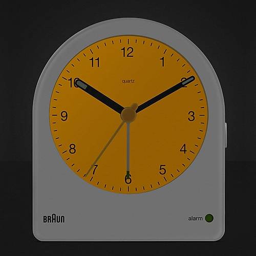 BRAUN BC22W BEYAZ KLAS�K ANALOG ALARMLI MASA SAAT�
