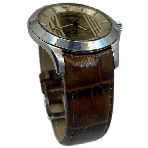 Armani - AR-4645 Hakiki Deri Saat Kay��� | �zel El Yap�m� �retim
