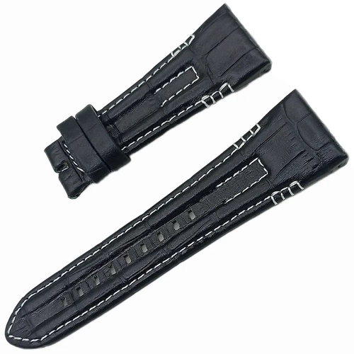 Seiko Velatura Uyumlu Hakiki Deri El Yapm Saat Kordonu 2 Renk Seenek