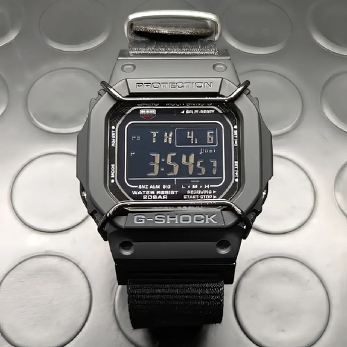 Casio G-Shock DW-5610 Uyumlu Kordon Montaj Adapt�r� - Siyah (16mm - 22mm)
