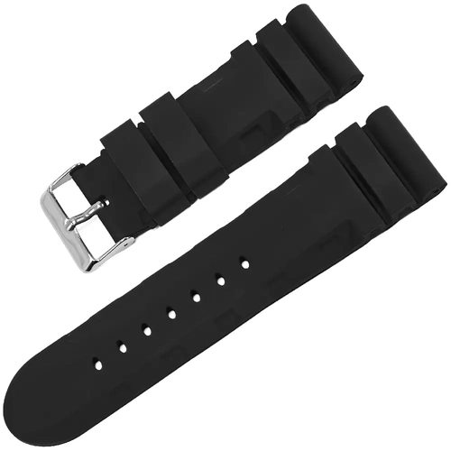 Panerai Tarz� A Kalite Siyah Rubber Silikon Saat Kay��� | 22-24-26mm