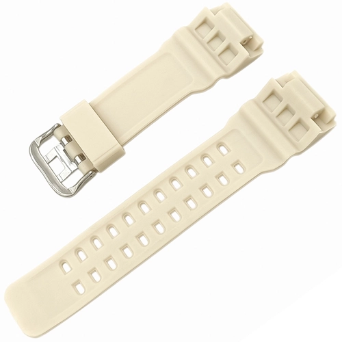 Joefox Silikon Saat Kordonu Bej 28x22mm �ki taraf� d�z model