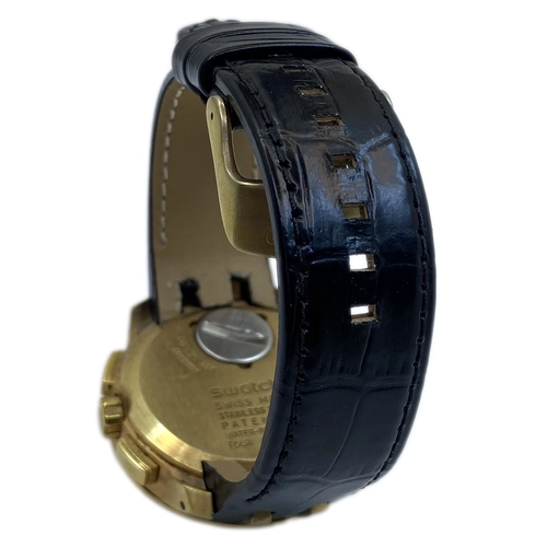 Swatch - YRG400 Hakiki Deri Saat Kay��� | �zel El Yap�m� �retim