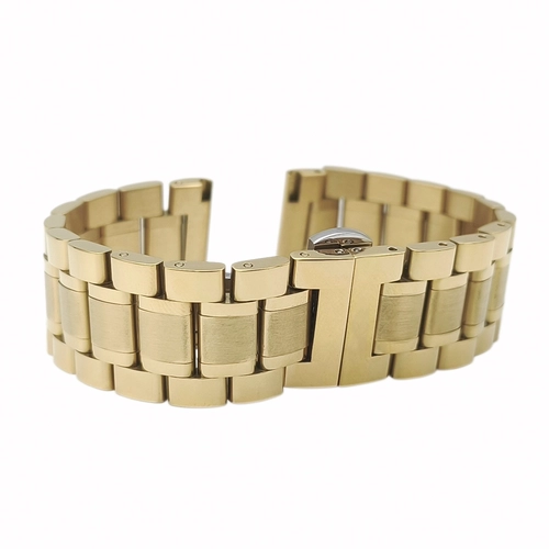 Alt�n Rengi 316L Paslanmaz �elik Saat Kordonu 20-22-24mm