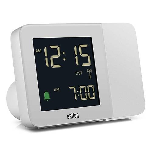 BRAUN BC15W-DCF D�J�TAL PROJEKS�YON ALARMLI MASA SAAT�