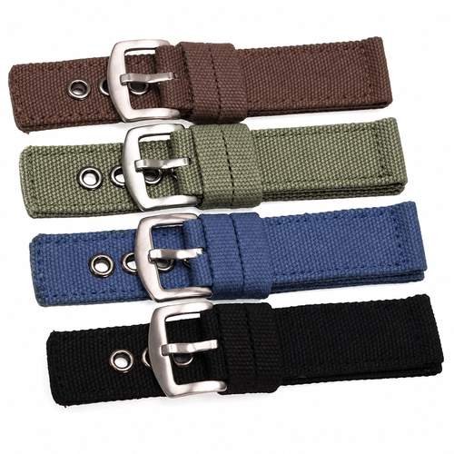Chronexis 24 mm Kanvas Saat Kordonu � 4 Renk