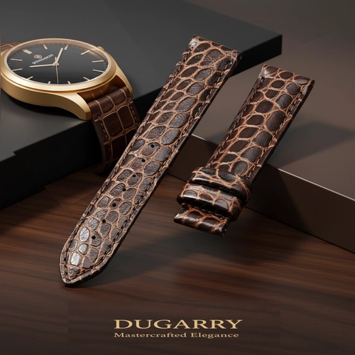 Dugarry Mississippi Brown Croco � Timsah Desen Kahverengi Deri Saat Kay���