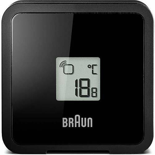 BRAUN BNC013BK-RC HAVA �STASYONLU MASA SAAT� S�YAH