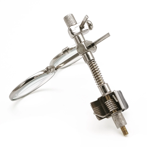 G�zl��e Tak�labilir �ift Mercekli B�y�te� Lup 3� (Krom Kaplama)