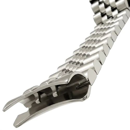 Premium Solid �elik Jubilee Saat Kordonu (20mm, G�m�� Renk)