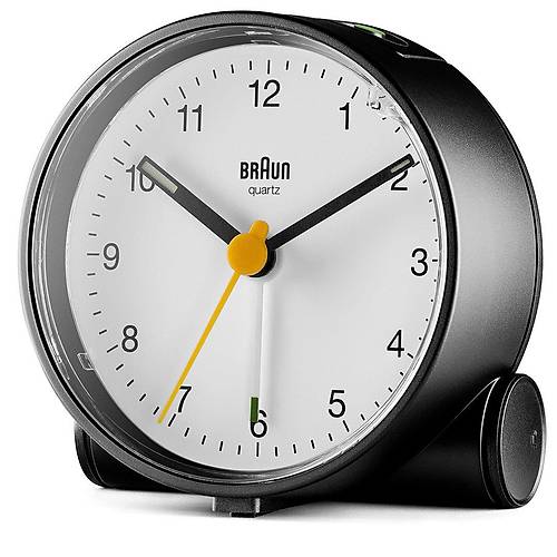 BRAUN BC01W BEYAZ KLAS�K ANALOG ALARMLI MASA SAAT�