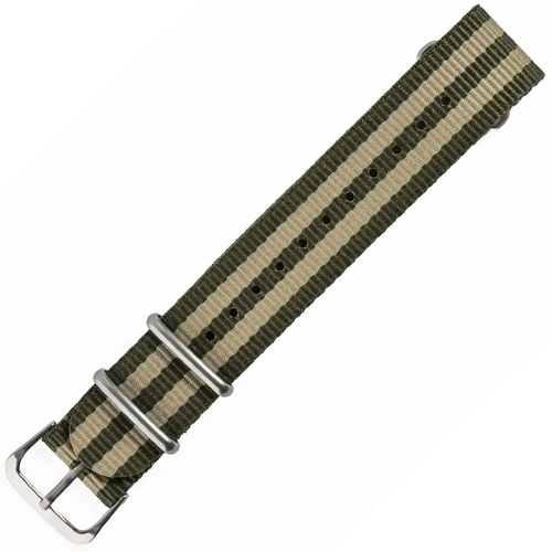 Perlon Dokuma Saat Kordonu - 18mm, 20mm, 22mm, 24mm NATO Model