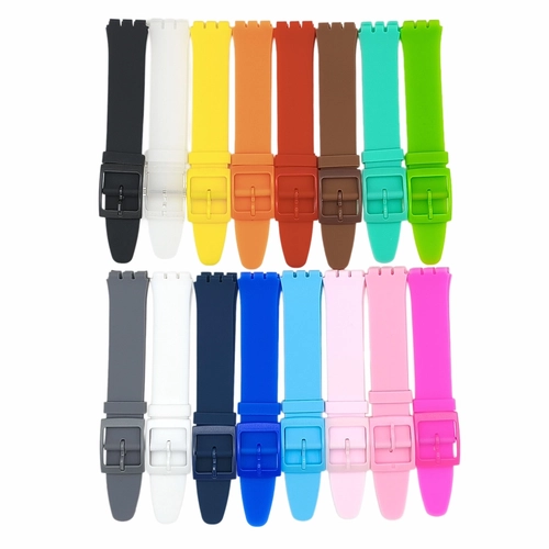 Swatch Uyumlu 16mm Silikon Saat Kordonu 16 Renk Seenek