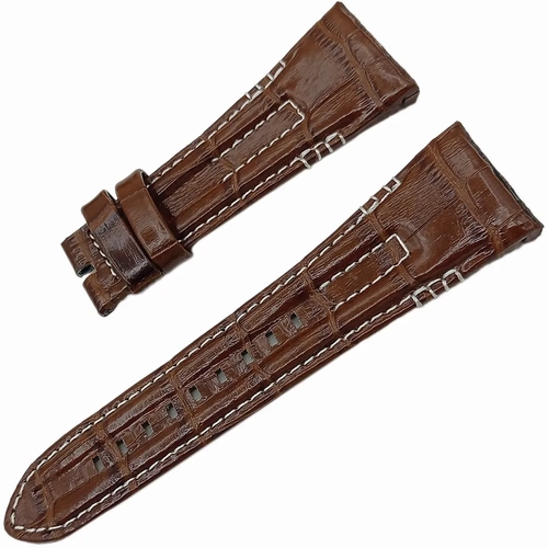 Seiko Velatura Uyumlu Hakiki Deri El Yapm Saat Kordonu 2 Renk Seenek
