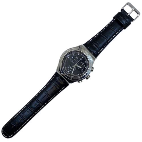 Swatch - Irony Hakiki Deri Saat Kay��� | �zel El Yap�m� �retim