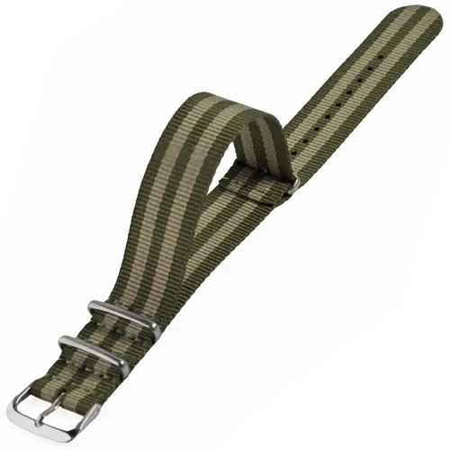 Perlon Dokuma Saat Kordonu - 18mm, 20mm, 22mm, 24mm NATO Model