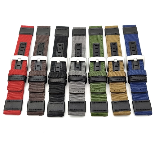 Koton Saat Kordonu 20mm 7 Renk Seenekli Tekstil rg Dokuma Deri Kombin