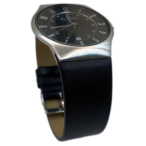 Skagen - 233XXLSLB Hakiki Deri Saat Kay��� | �zel El Yap�m� �retim