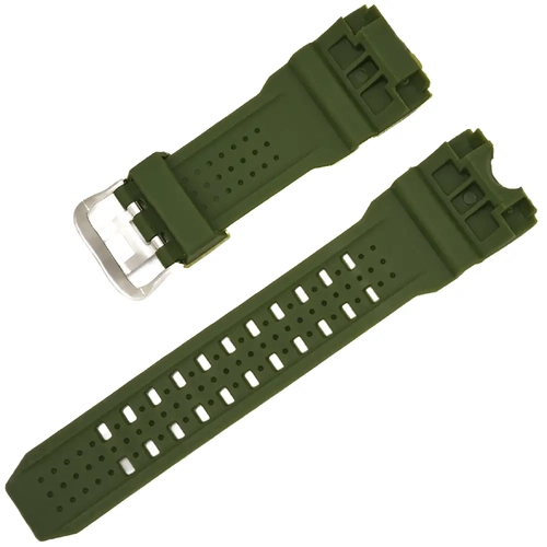 Joefox Silikon Saat Kordonu Ye�il 28x22mm Bir taraf� kavisli model