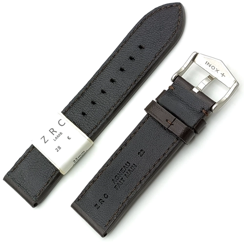 ZRC Lamb Brown Hakiki Deri Saat Kordonu � 22mm � Kahverengi