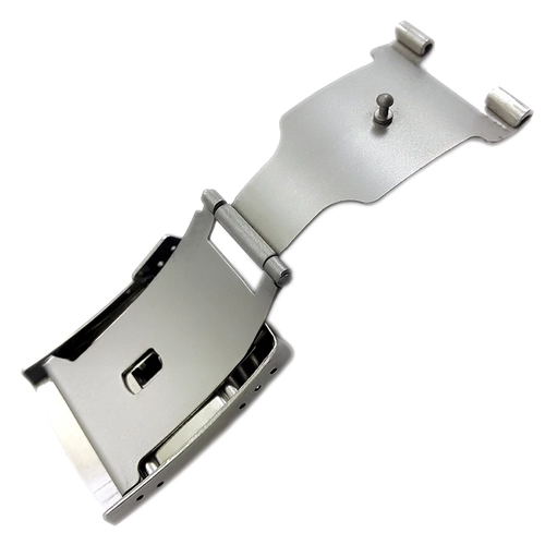 CLS24M-3 Paslanmaz �elik Yandan Basmal� Katlamal� Kordon Klipsi 20-22-24mm