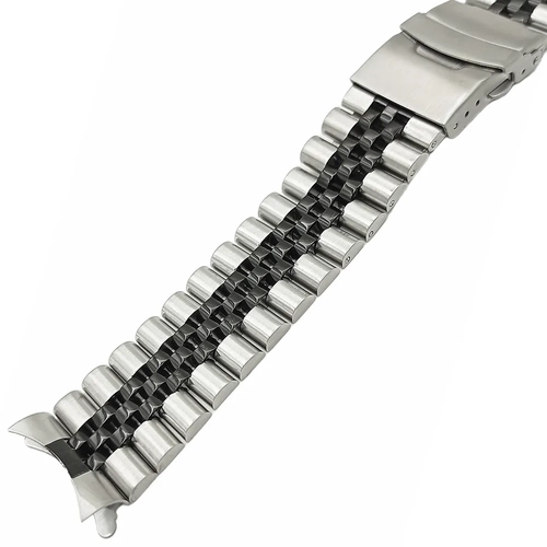 Jubilee Model Solid Dolgu elik Saat Kordonu 22mm A Kalite ift Renk