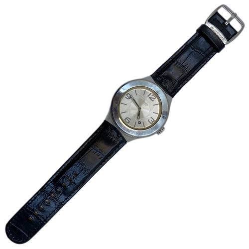 Swatch Irony - YNS402 Hakiki Deri Saat Kay��� | �zel El Yap�m� �retim