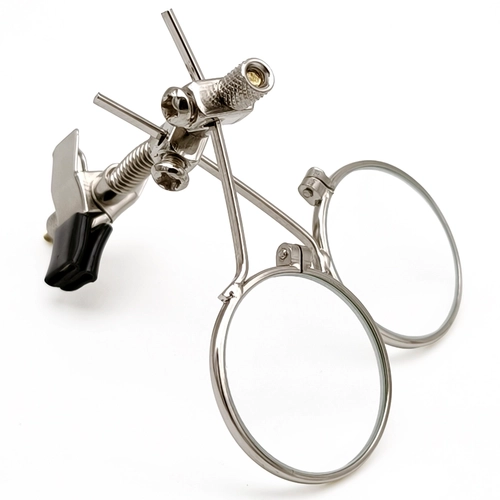 G�zl��e Tak�labilir �ift Mercekli B�y�te� Lup 3� (Krom Kaplama)