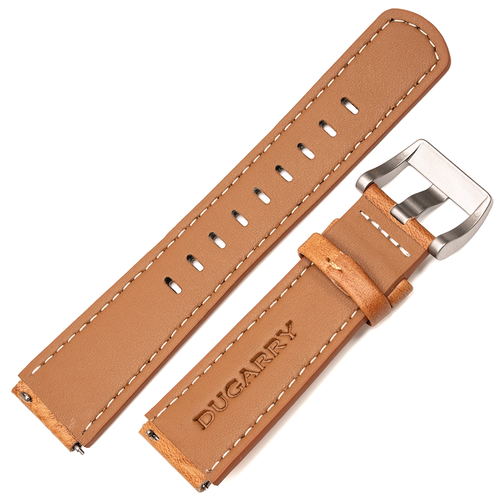 Dugarry Urban Rustic Hakiki Deri Saat Kordonu - Taba (20mm, Ak�ll� Pimli)