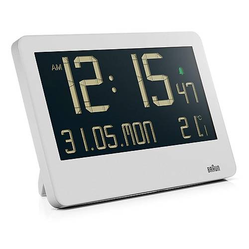 BRAUN BC14W BEYAZ D�J�TAL DUVAR SAAT�
