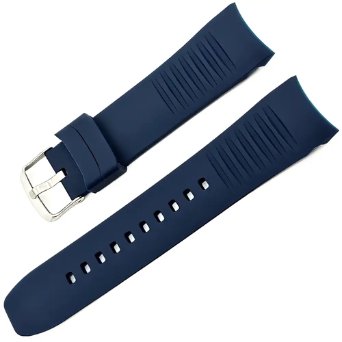 Silikon A Kalite Saat Kordonu Kavisli 22mm Casio EQS-500 Uyumlu